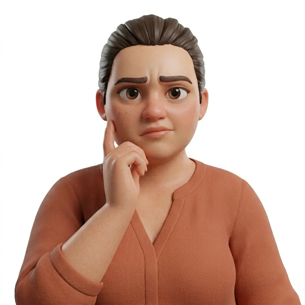 Marina com dúvidas